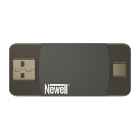 Newell OTG 4w1 3.0 - mini hub, czytnik kart pamięci (USB 3.0, USB-C, microSD, SD, 5Gbps)